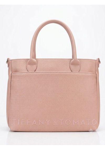 Tiffany & Tomato Tiffany Tomato Kadın El & Omuz Çantası Fermuarlı Astarlı Ve İç Bölmeli Pudra