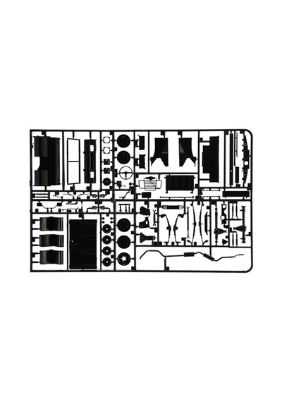 Italeri 3660s 1/24 Ölçek, Land Rover İtfaiye Aracı, Plastik Model Kiti-29494