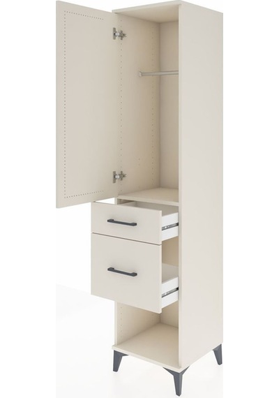 Hyperion Dolap Tek Raflı 2 Çekmeceli Tek Askılı 44x44x195 Aytaşı-aytaşı Aytası Hyperion Dolap Tek Raflı 2 Çekmeceli Tek Askılı 44x44x195 Aytaşı-aytaşı Aytası