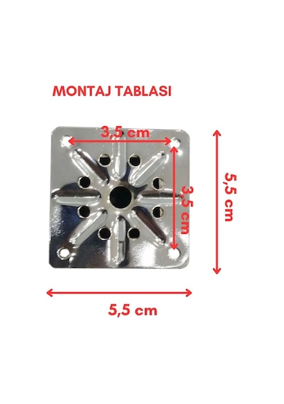 15 Cm Ayarlanabilir Mobilya Kanepe Baza Koltuk Metal Destek Yükseltici Ayağı Krom Ayakları Metalik Diğer