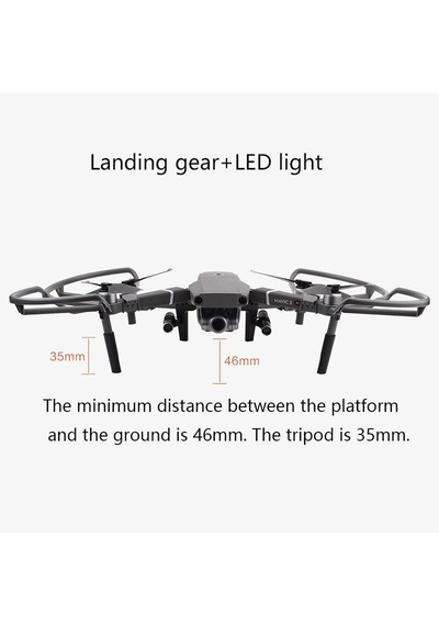 Djı Mavic 2 Pro Yükseltilmiş İniş Takımı + Gece Uçuş Fener Set
