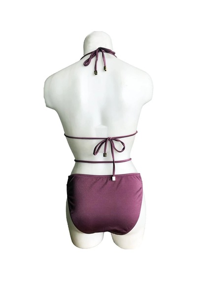 Alfa Aksesuar 03 Sunset Bayan Küçük Üçgen Bikini Mürdüm