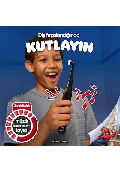 Oral-b İo Çocuk 6+ Marvel Spiderman Şarjlı Diş Fırçası