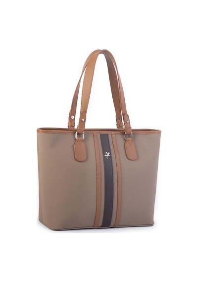 Nas Bag Kadın Omuz Çantası Spor Şık Ayarlanabilir Omuz Askılı Kum Taba Kahve Lacst 33x27x12 Cm Kum - Taba