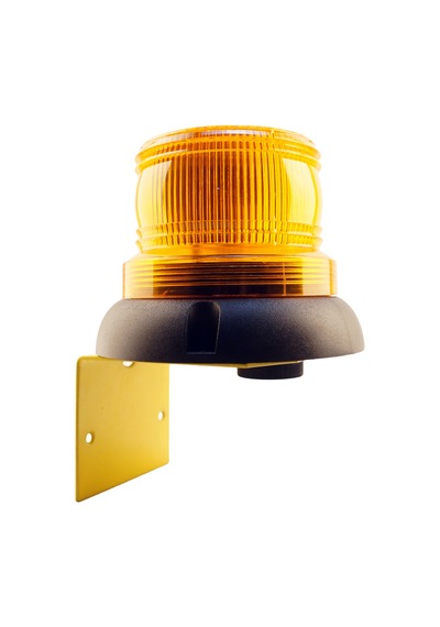 Mesan Ø90 İkaz Lamba Xenon Çakar Buzzer L Montaj Turuncu 12vdc Ms 708.3.12vdc