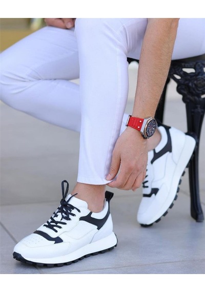 Ay Ayakkabım Sl-1024 Erkek Beyaz 39-44 Deri Casual Ayakkabı Beyaz Ay Ayakkabım Sl-1024 Erkek Beyaz 39-44 Deri Casual Ayakkabı Beyaz