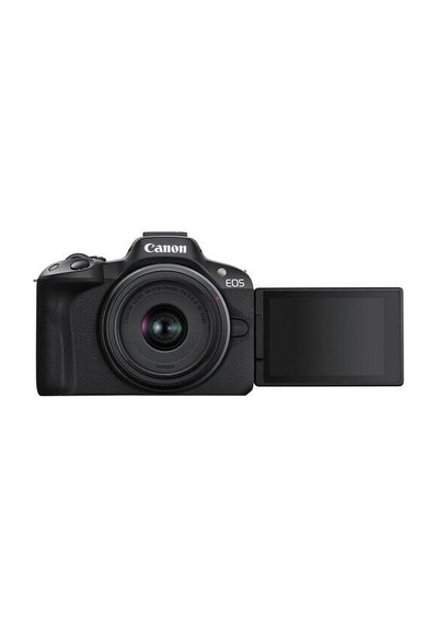 Canon EOS R50 + RF-S 18-45mm F4.5-6.3 IS STM Lensli Kit (Distribütör li) Siyah