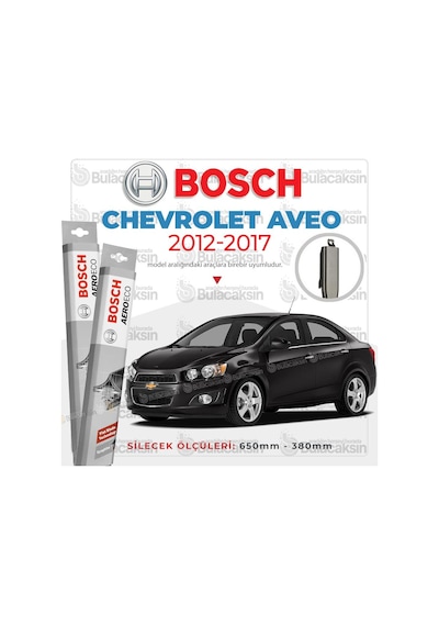 Chevrolet Aveo Sedan Muz Silecek Takımı 2012-2017 Bosch Aeroeco