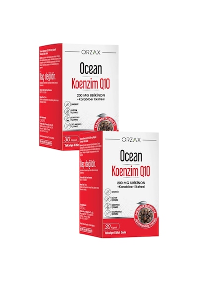 Ocean Koenzim Q10 200 Mg 30 Kapsül X 2 Adet