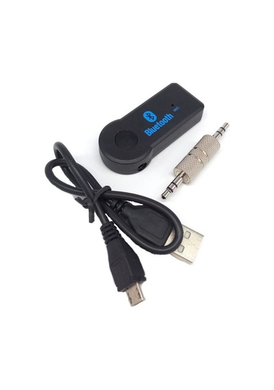 Aux Girişli Bluetoothlu Araç Kiti - Bluetooth Aux Dönüştürücü