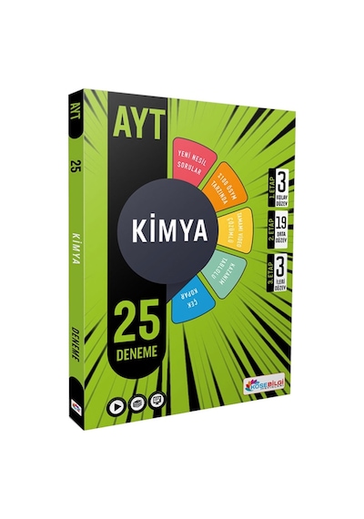 Ayt Kimya Branş Deneme 25 Li Köşe Bilgi Yayınları (533838522)