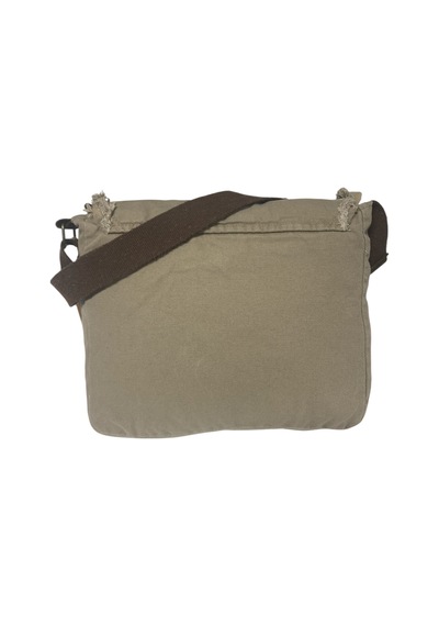 Old Cotton Cargo Vintage Salaş Orta Boy Unisex Günlük Çapraz Postacı Tablet Çantası M 32 Cm X 27 Cm Bej