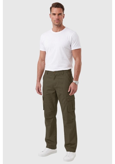 Rizzup Erkek Relaxed Fit Bol Kesim Likralı Haki Outdoor Kargo Pantolon Çok Cepli Geniş Paça 1705421 Rizzup Erkek Relaxed Fit Bol Kesim Likralı Haki Outdoor Kargo Pantolon Çok Cepli Geniş Paça 1705421