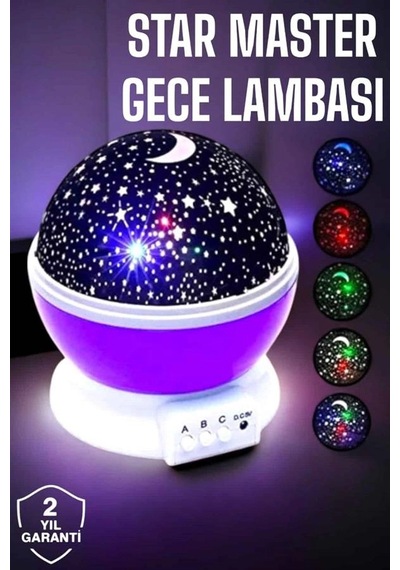 Hubrendy Tekno Çocuklara Özel Yıldızlı Gece Lambası 17092623
