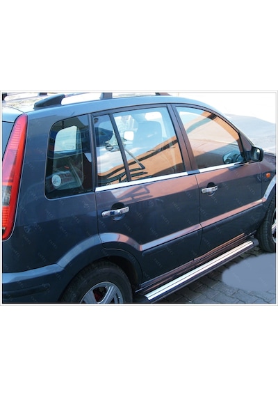 Ford Fusion Krom Cam Çıtası 4 Prç. 2002 ve Üzeri Paslanmaz  Çelik
