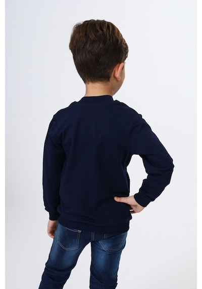 Toontoy Kids Toontoy Erkek Çocuk Kolej Yaka Fermuarlı Cepli Nakış Baskılı Örme Hırka - 2 İplik Lacivert Toontoy Kids Toontoy Erkek Çocuk Kolej Yaka Fermuarlı Cepli Nakış Baskılı Örme Hırka - 2 İplik Lacivert