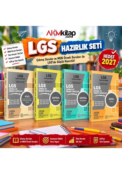 Dizgi Kitap 2027 Meb Lgs Çalışma Kitabı Çıkmış Sorular Ve Örnek Sorular Seti 4 Kitap