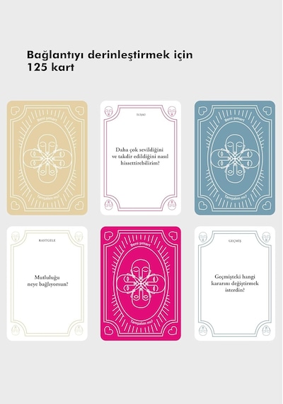 Çiftler İçin Romantik İlişki Soru Kartları - Konuşma Kartları