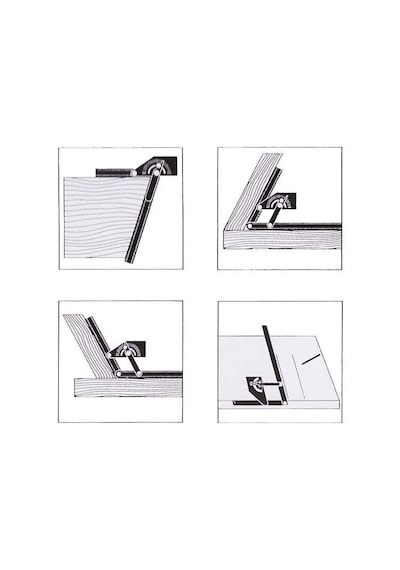 Rox Wood 0102 Çok Fonksiyonlu Dereceli Gönye Iletki 23Cm X   50Cm