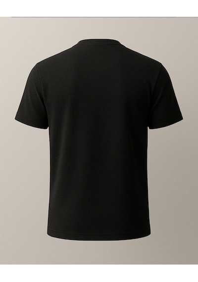 California Ca Baskılı T-shirt Siyah
