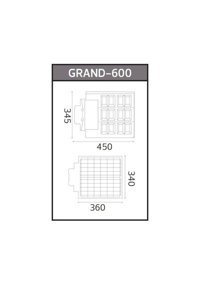 Horoz Grand Xl 600 Solar Sokak Armatürü - Kumandalı