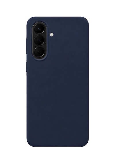 Samsung Galaxy A37 Uyumlu İçi Kadife Kaplamalı Silikon Kılıf Airline Serisi Lacivert