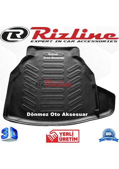 Mercedes C200 3D Bagaj Havuz Paspası W205 2014-2020 Arası Rizline N11.15976
