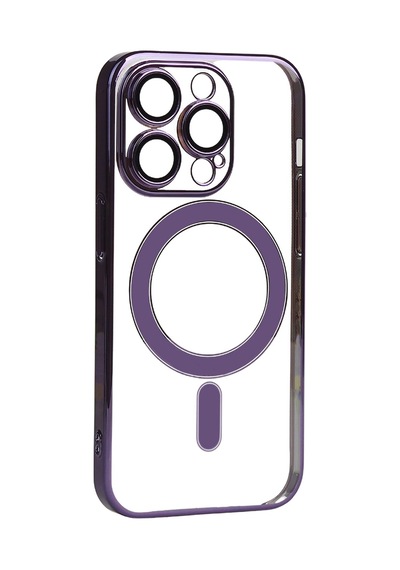Apple Uyumlu iPhone 14 Pro Max İle Kılıf Magsafe Şarj Özellikli Kamera Korumalı Sert Pc Kapak