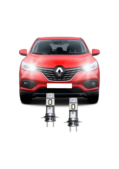 Renault Kadjar Led Uzun Far Ampulü Mini Led 2'li Set H7