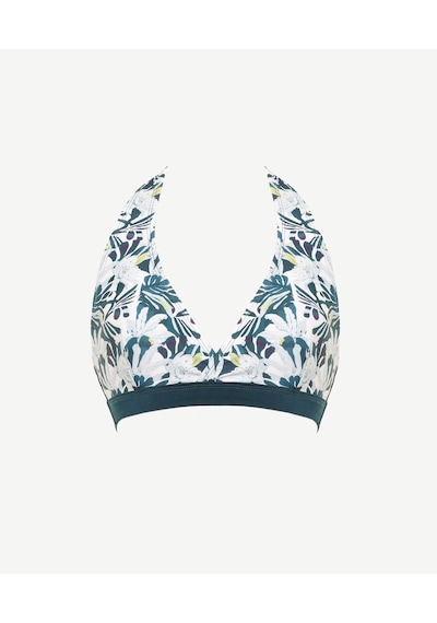 Yargıcı Bağlama Detaylı Kruvaze Bikini Üst 25ykbw1039b 014 Yeşil