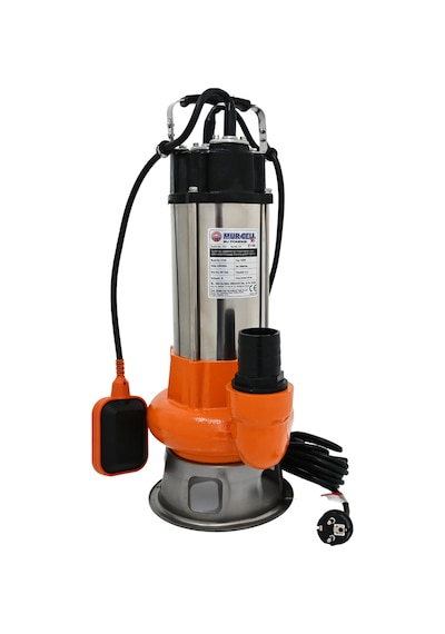 V1100f Bıçaksız Bakır Sargılı Drenaj Pompası Termik Korumalı 1.1kw 1.5hp