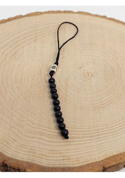 Shungite Elektromanyetik Frekans Koruyucu Minimal Telefon Aksesua Siyah