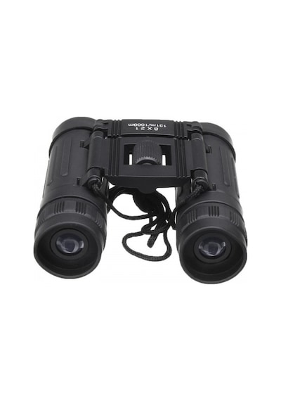 Nikula 8x21 Av Dürbünü - 131m/1000m - Kauçuk Kaplama Siyah