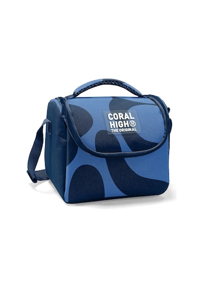 Coral High Beslenme Çantası 22788, Erkek Çocuk, Lacivert Mavi Renkli Çizgili, Isı Yalıtımlı Mavi - Lacivert