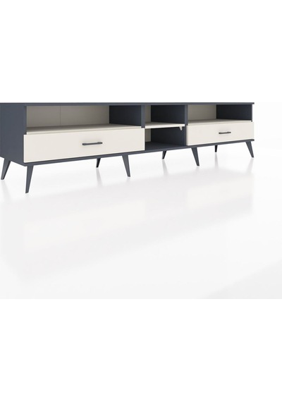 Hyperion Tv Ünitesi 3 Raflı 2 Çekmeceli 220x44x51 Antrasit-aytaşı Aytası/aytası - Antrasıt Hyperion Tv Ünitesi 3 Raflı 2 Çekmeceli 220x44x51 Antrasit-aytaşı Aytası/aytası - Antrasıt
