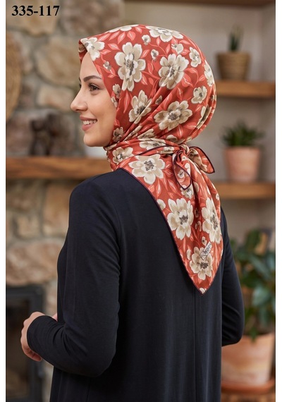Moonscarfs Moonscarf Soft Pamuk Eşarp 335-117 Çok Renkli