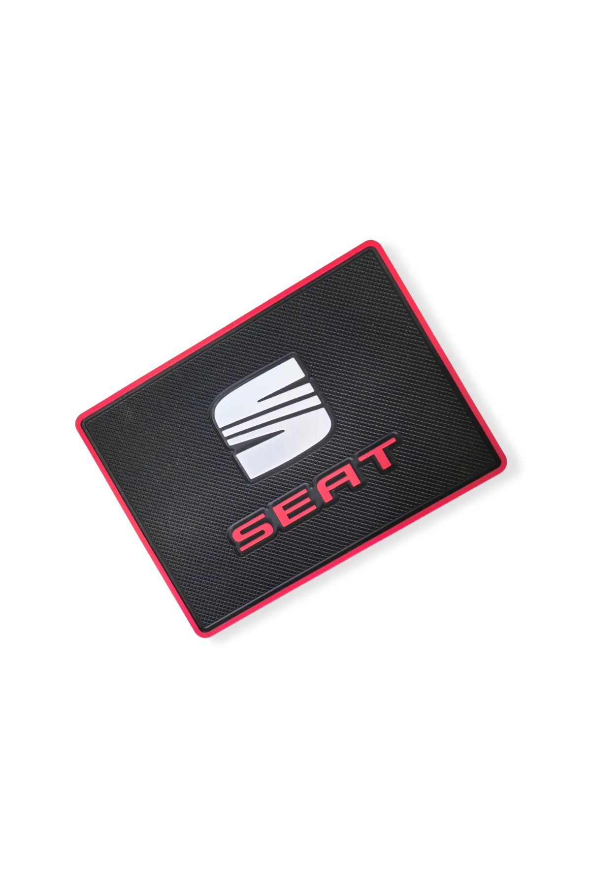 Seat Logolu Torpido Üstü Kaydırmaz Ped / Şık Ve Fonksiyonel Araç Içi Aksesuar Siyah