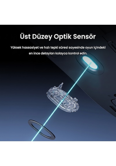 Aula S35 7200 Dpı Rgb Efektli Makrolu Usb Kablolu Gaming Oyuncu Mouse Beyaz