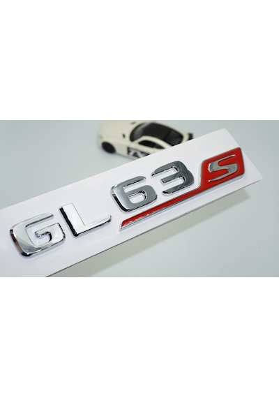 Dk Tuning Gl63s Bagaj Krom Kırmızı Abs Yazı Logo Benz İle Uyumlu