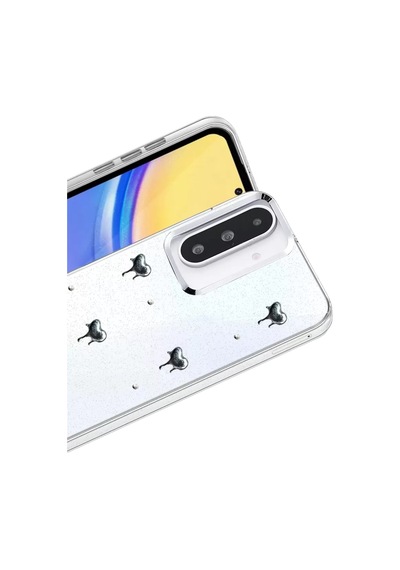 Newface Samsung Galaxy A36 Fiyonk Desenli Kapak - Desen 1 Şeffaf