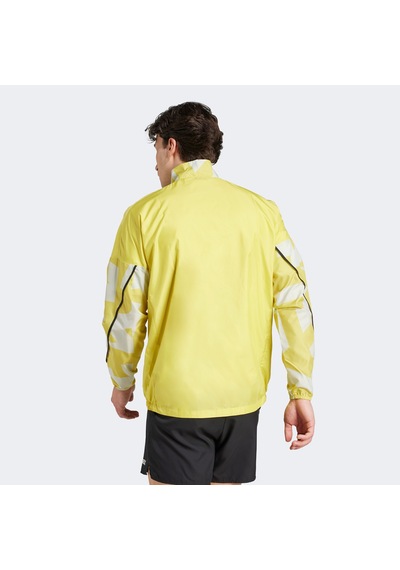 Adidas Terrex Multi Printed Wind Erkek Ceket Jd8431 Sarı