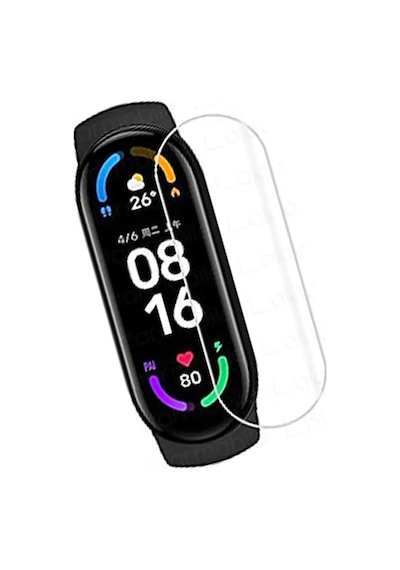 Newface Xiaomi Mi Band 5 Polymer Nano Ekran Koruyucu - Şeffaf