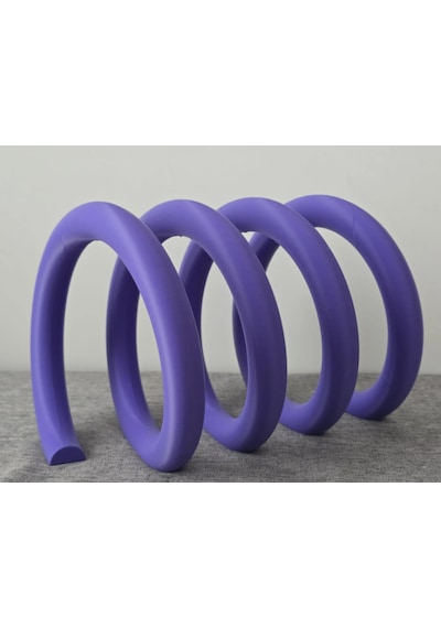 Şık Danimarka Pastel Renkli Sarmal Kitaplık Retro Spiral Stand
