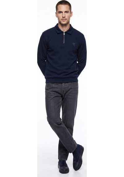 Fabrika Lacivert Erkek Sweatshirt F6wm-swt 2253