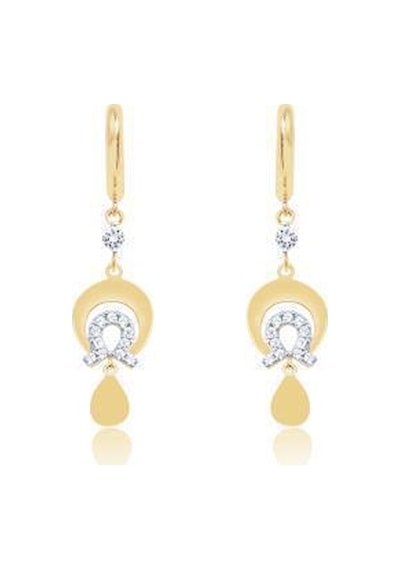 Gülaylar - Altın 14 Ayar Sallantılı Küpe N11.12359