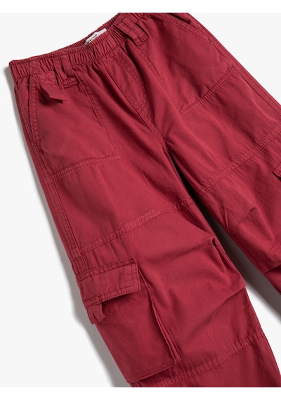 Koton Paraşüt Kot Pantolon Pamuklu Beli Lastikli Cepli - Parachute Jean Kırmızı 4skg40036ad Kırmızı Koton Paraşüt Kot Pantolon Pamuklu Beli Lastikli Cepli - Parachute Jean Kırmızı 4skg40036ad Kırmızı