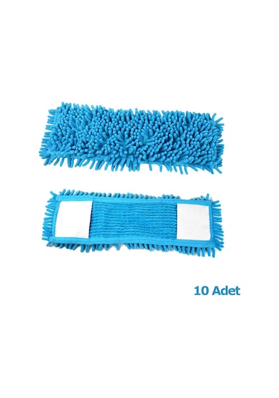 Cod-Ex Mikrofiber Islak Kuru Nemli Makarna Şönil Palet Tablet Mop Yedeği - 60 CM - 10 Adet