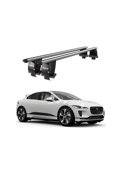 Jaguar I-pace 2018 Ve Sonrası Oluksuz Kilitli Ara Atkı Port Bagaj Tavan Barı