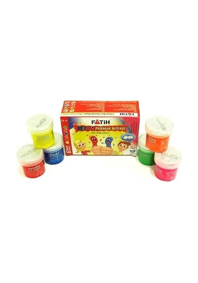 Fatih Parmak Boyası 25 ML 6 Renk Fosforlu  50002