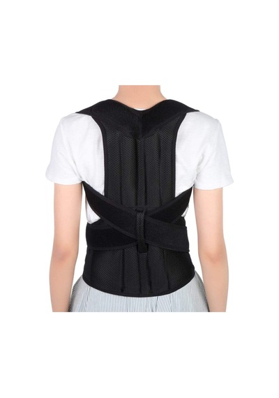 Unisex Siyah Kamburluk Önleyici Dik Durma Korse